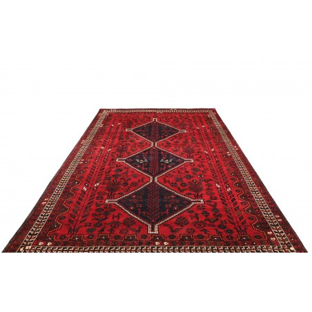 Tappeto Shiraz Persia marrone rosso 208x305