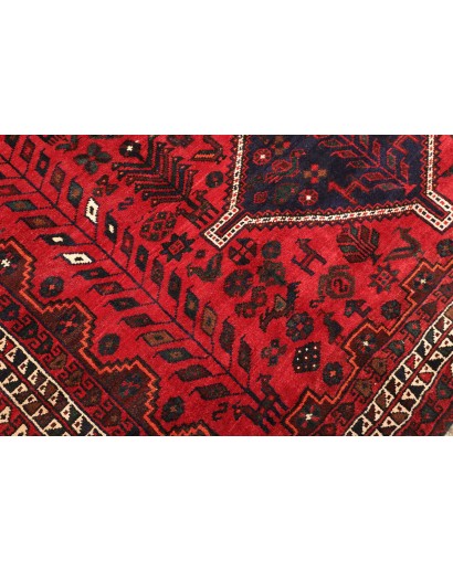 Tappeto Shiraz Persia marrone rosso 208x305
