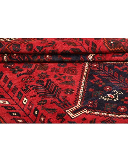 Tappeto Shiraz Persia marrone rosso 208x305