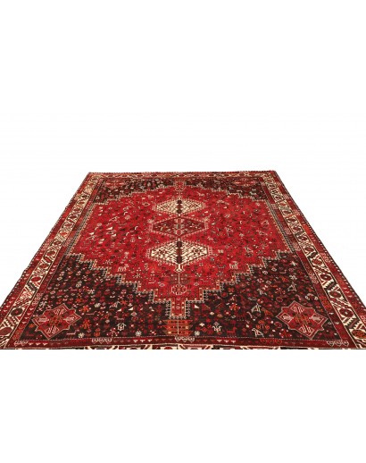 Tappeto Shiraz Persia marrone grigio 215x302