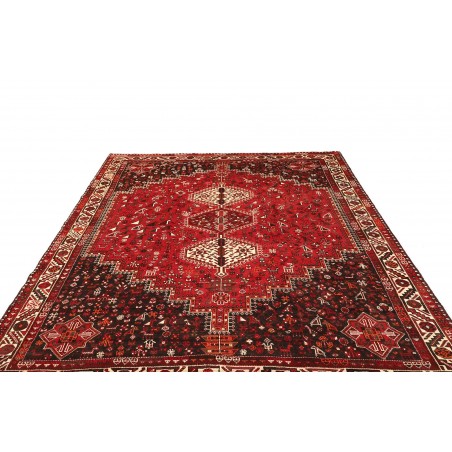 Tappeto Shiraz Persia marrone grigio 215x302