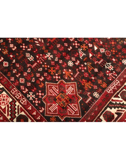 Tappeto Shiraz Persia marrone grigio 215x302