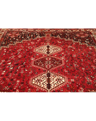 Tappeto Shiraz Persia marrone grigio 215x302