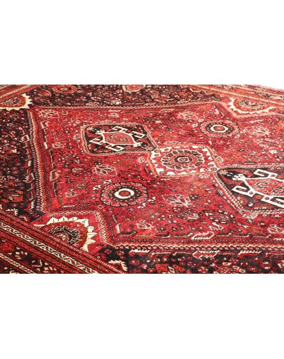 Tappeto Shiraz Persia marrone giallo 218x308