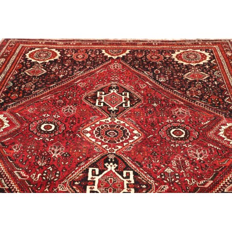 Tappeto Shiraz Persia marrone giallo 218x308