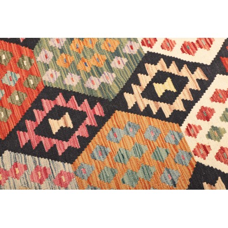 Tappeto Kilim Afghanistan beige marrone 167x239