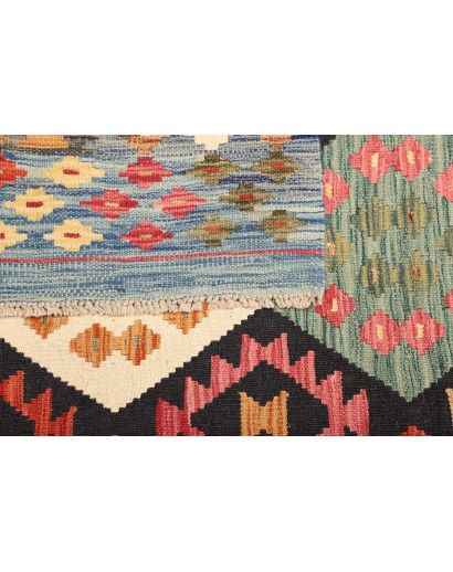 Tappeto Kilim Afghanistan beige marrone 167x239