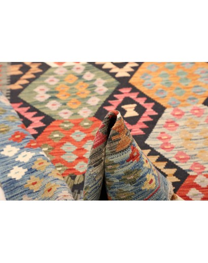 Tappeto Kilim Afghanistan beige marrone 167x239