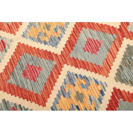 Tappeto Kilim Afghanistan marrone azzurro 174x239