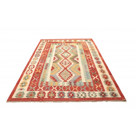 Tappeto Kilim Afghanistan marrone 167x250