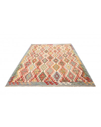 Tappeto Kilim Afghanistan marrone beige 181x237