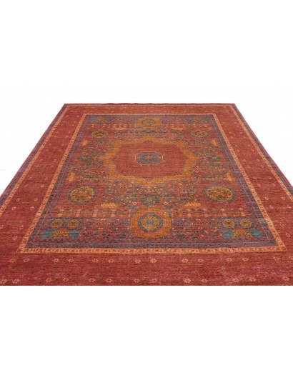 Tappeto Mamlouk Pakistan rosso grigio 250x300