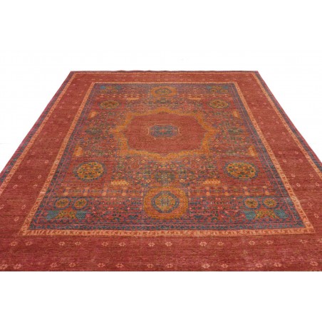 Tappeto Mamlouk Pakistan rosso grigio 250x300