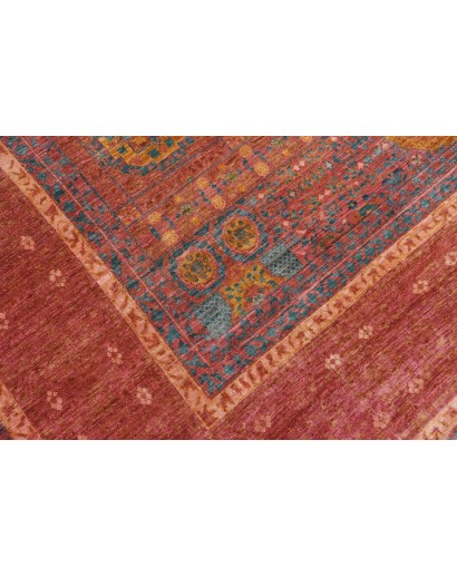 Tappeto Mamlouk Pakistan rosso grigio 250x300