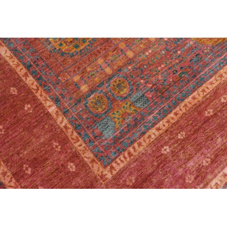 Tappeto Mamlouk Pakistan rosso grigio 250x300