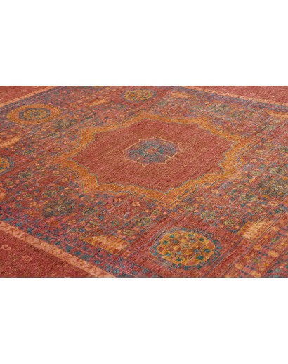 Tappeto Mamlouk Pakistan rosso grigio 250x300