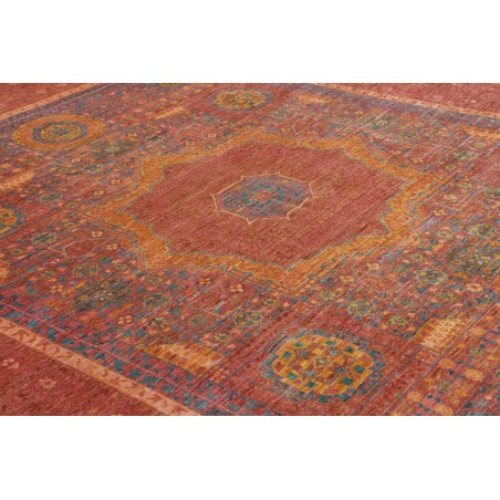 Tappeto Mamlouk Pakistan rosso grigio 250x300