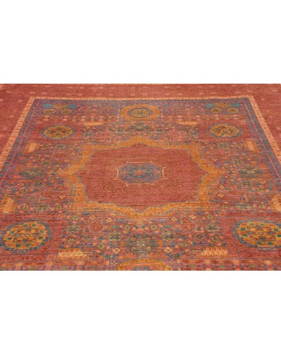 Tappeto Mamlouk Pakistan rosso grigio 250x300