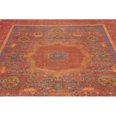 Tappeto Mamlouk Pakistan rosso grigio 250x300