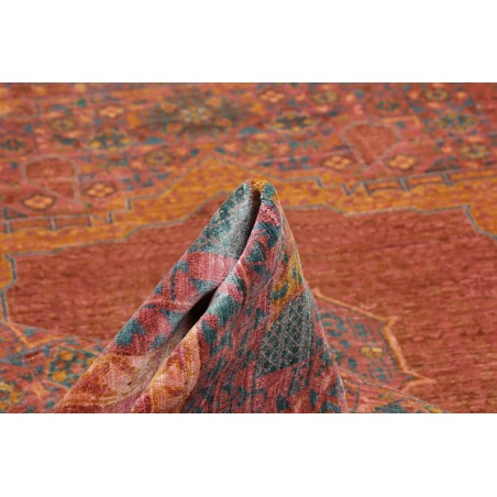 Tappeto Mamlouk Pakistan rosso grigio 250x300