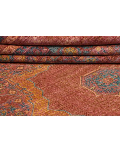 Tappeto Mamlouk Pakistan rosso grigio 250x300