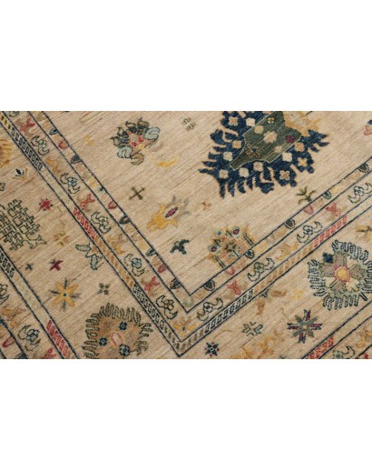 Tappeto Malka Pakistan marrone grigio 243x300