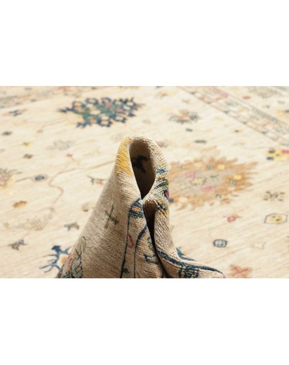 Tappeto Malka Pakistan marrone grigio 243x300