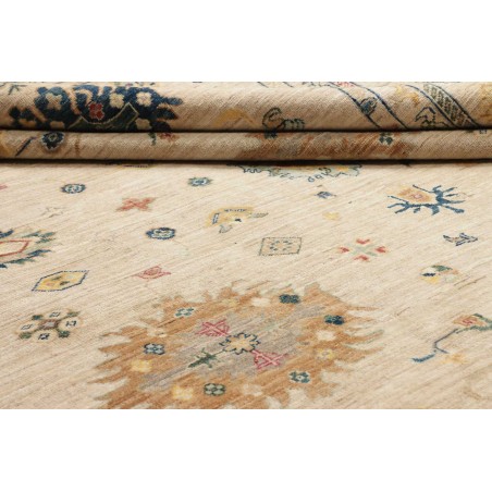 Tappeto Malka Pakistan marrone grigio 243x300
