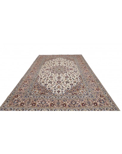 Tappeto Kashan Persia beige marrone 243x363