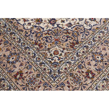 Tappeto Kashan Persia beige marrone 243x363