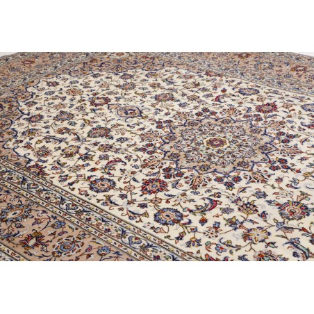Tappeto Kashan Persia beige marrone 243x363