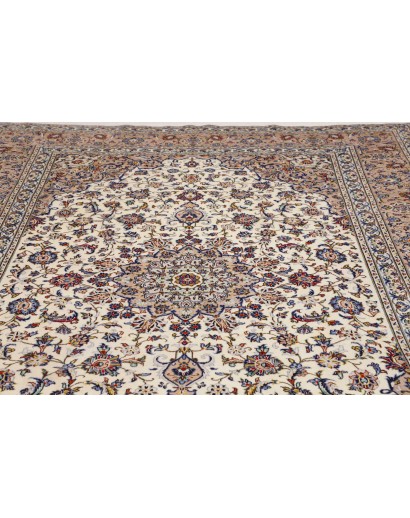 Tappeto Kashan Persia beige marrone 243x363