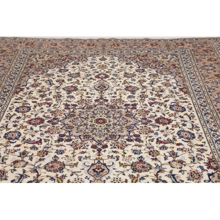 Tappeto Kashan Persia beige marrone 243x363