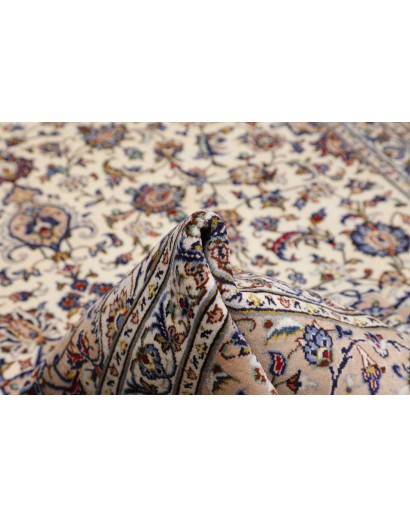 Tappeto Kashan Persia beige marrone 243x363