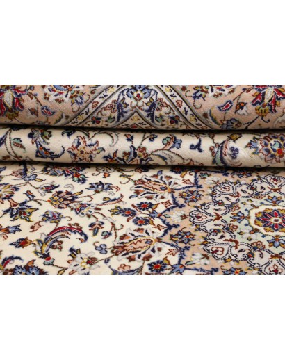Tappeto Kashan Persia beige marrone 243x363