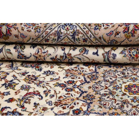 Tappeto Kashan Persia beige marrone 243x363