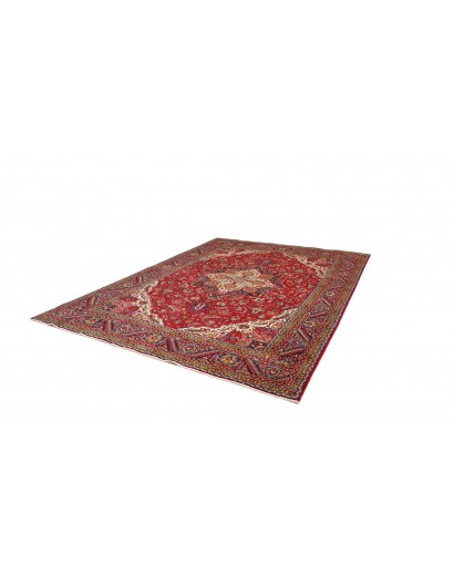 Tappeto Tabriz Persia marrone giallo 250x338