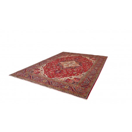 Tappeto Tabriz Persia marrone giallo 250x338