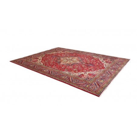Tappeto Tabriz Persia marrone giallo 250x338