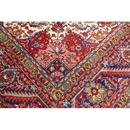 Tappeto Tabriz Persia marrone giallo 250x338