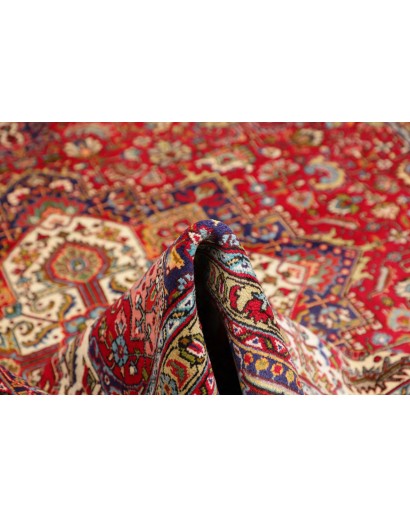 Tappeto Tabriz Persia marrone giallo 250x338