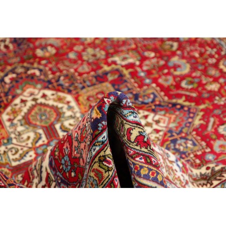 Tappeto Tabriz Persia marrone giallo 250x338