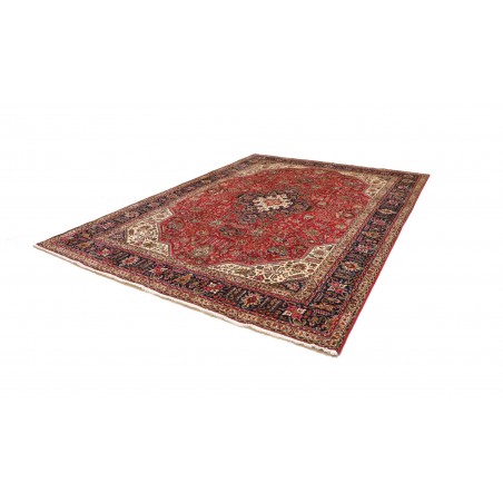 Tappeto Tabriz Persia marrone giallo 255x333