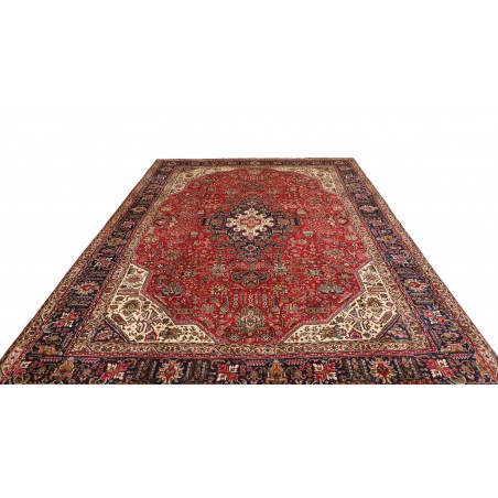 Tappeto Tabriz Persia marrone giallo 255x333