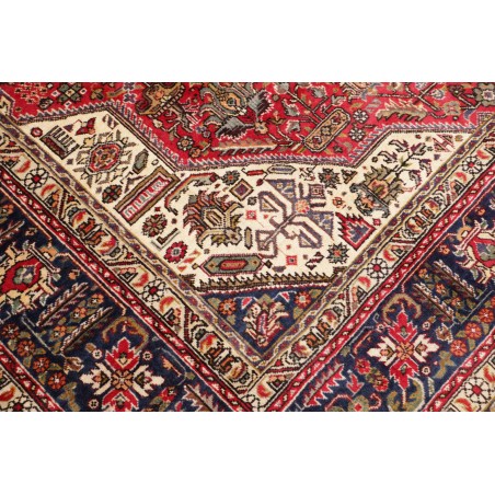 Tappeto Tabriz Persia marrone giallo 255x333