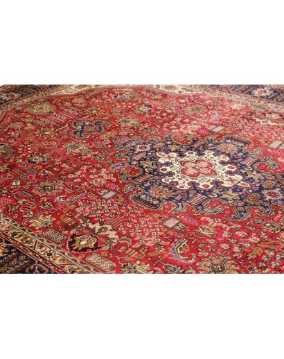Tappeto Tabriz Persia marrone giallo 255x333