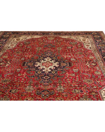 Tappeto Tabriz Persia marrone giallo 255x333