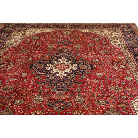 Tappeto Tabriz Persia marrone giallo 255x333
