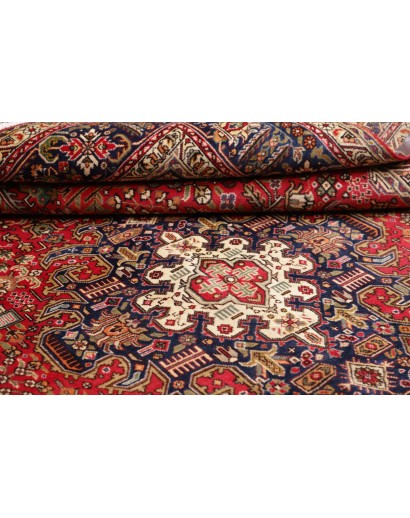 Tappeto Tabriz Persia marrone giallo 255x333