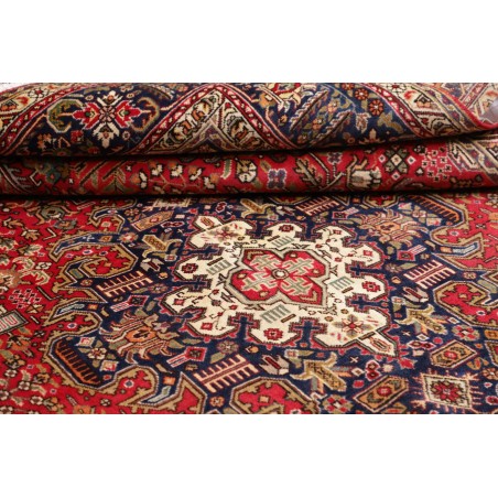 Tappeto Tabriz Persia marrone giallo 255x333